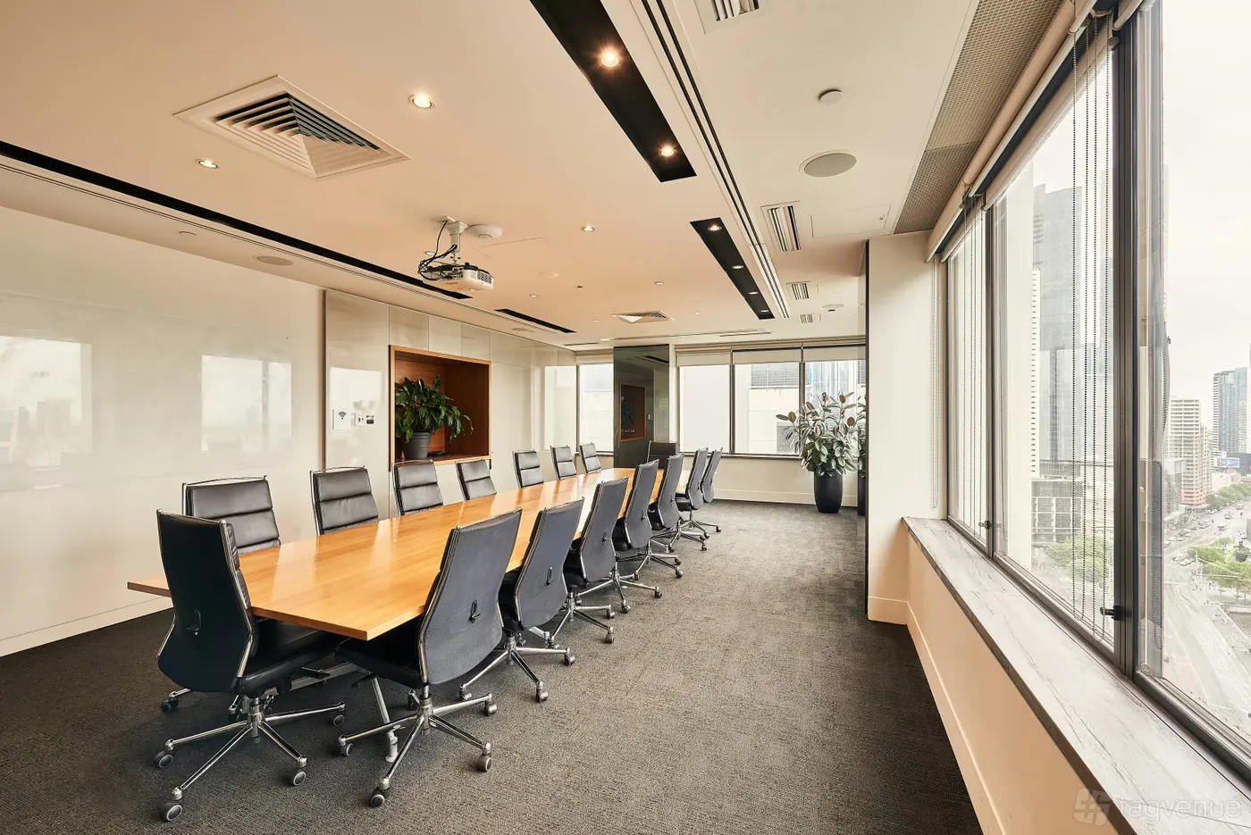 Sydney office boardroom with large windows suited to office window tinting