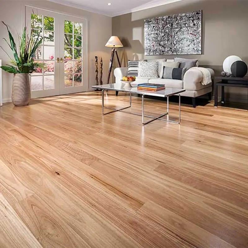 Timber flooring protected from sun fading by window film